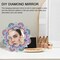 DIY Diamond Painting Mirror Kit for Adults – Special Shaped Crystal Mandala Mirror, Pink-Blue, DIY Art Craft for Christmas, Halloween, Birthday Gifts & Home Decor